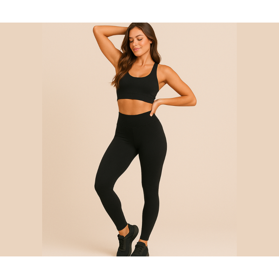 Legging Flanelada Grossa Calça Leg Peluciada Forrada Por Dentro Costura Reforçada Calça Térmica