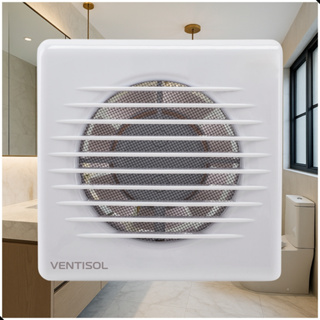 Exaustor Axial Ventilador Desumidificador De Ar Para Banheiro Cozinha Quarto 100mm Bivolt Ventisol em Oferta na Shopee