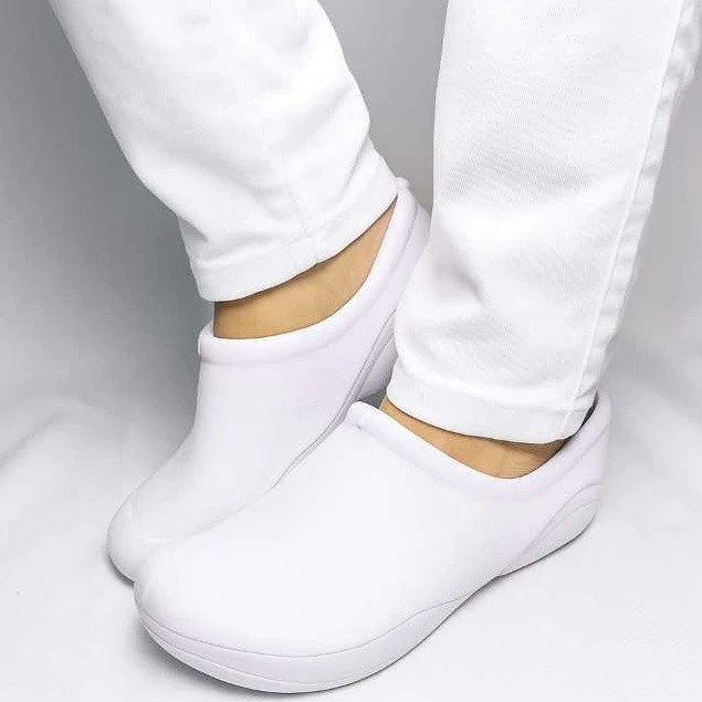 Sapato Profissional Impermeável Leve EVA Enfermagem Hospital EPI Cozinha Yvate em Oferta na Shopee