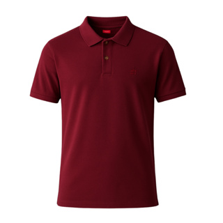 CAMISA GOLA POLO ALGODÃO PIQUET BORDO em Oferta na Shopee
