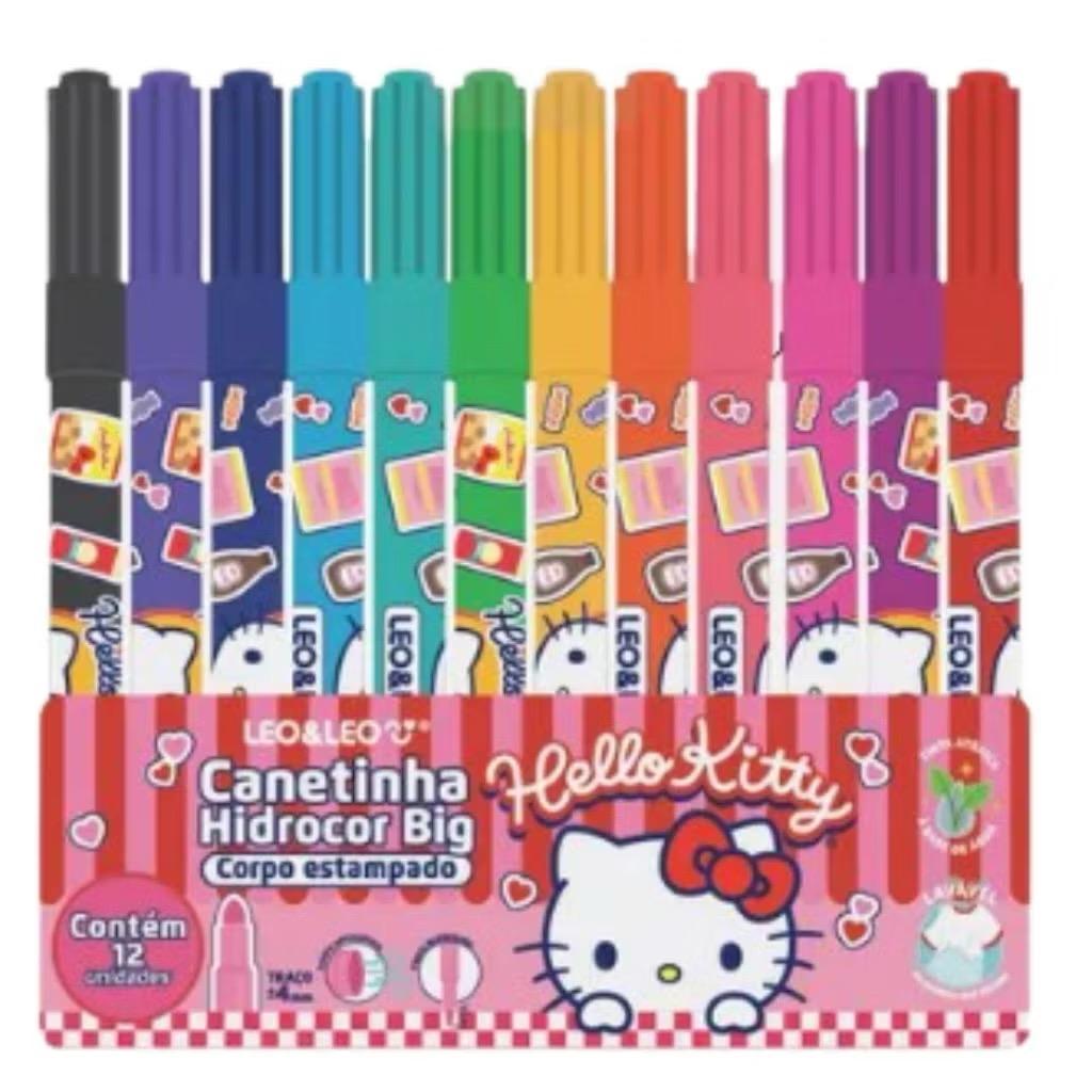 CANETINHA HIDROCOR BIG HELLO KITTY LEO&LEO em Oferta na Shopee