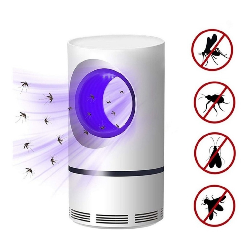 Luminária Mata Mosquito Inseto Armadilha Noturna Luz Led Usb - Mata Mosquito da Dengue