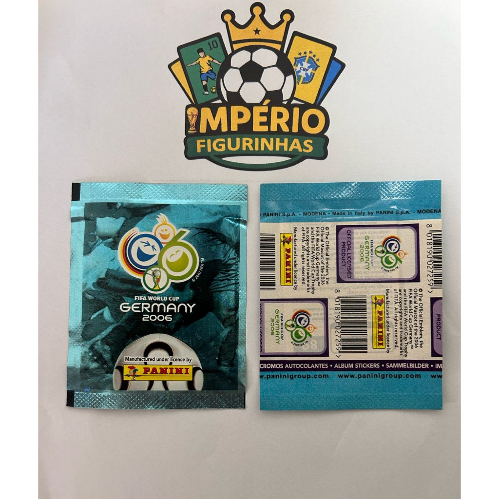 Envelope Original Panini Copa do Mundo 2006 – Alemanha Importado Lacrado