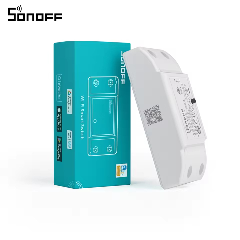 Sonoff Basic R4 Interruptor Wi-Fi Automação Residencial Compatível com Alexa e Google Nest