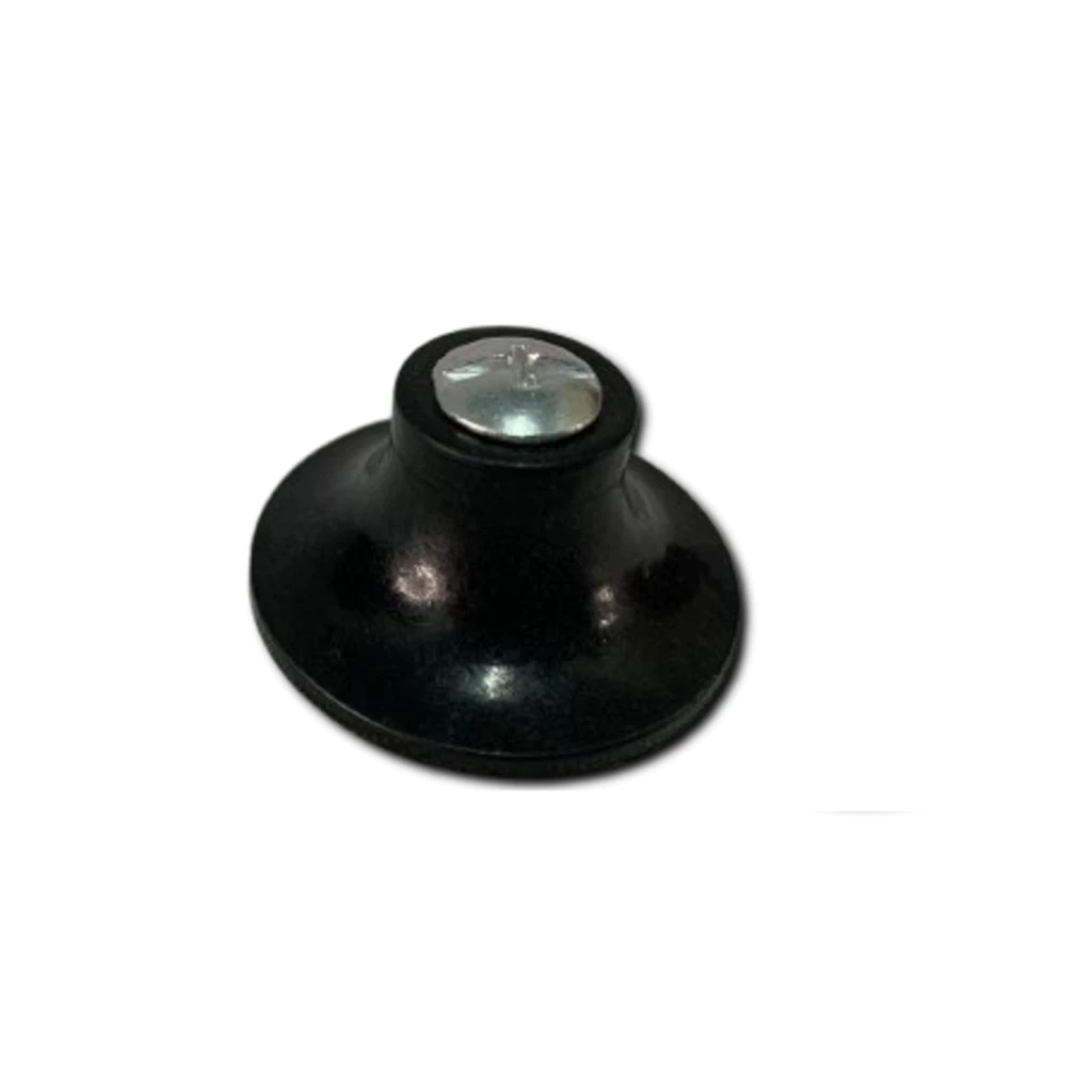 Kit 50 Pomel Pegador Puxador Baquelite Preto Para Tampas De Panelas de Vidro e Alumínio