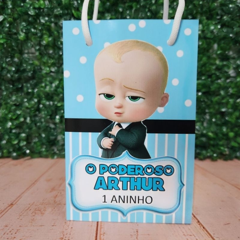 Sacolinha Surpresa Personalizada Poderoso Chefinho  Lembrancinha infantil