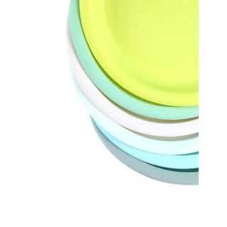 PEGUE & MONTE - 6 PRATO PLASTICO - KIT LANCHEIRA - CESTO LIXO - ORGANIZADOR TALHERES - ROLO AUTO ADESIVO - BOMBA AR PÉ em Oferta na Shopee