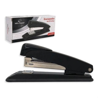 Grampeador de Papel Escolar Escritório 26/6 + Caixa com 1000 Grampos em Oferta na Shopee