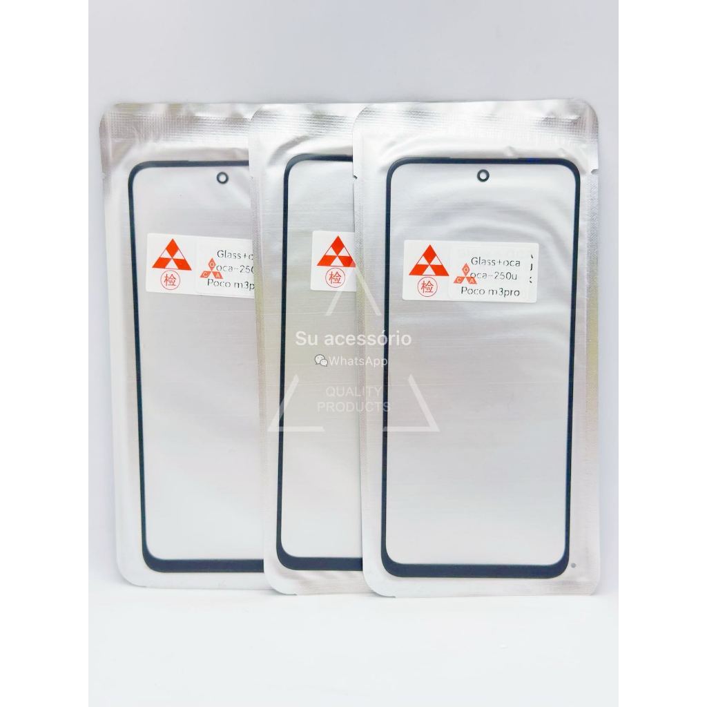 Vidro Tela Sem Touch De POCO Phone M3/M3Pro,M4/M4Pro,M5,M6Pro (Vidro+OCA) em Oferta na Shopee