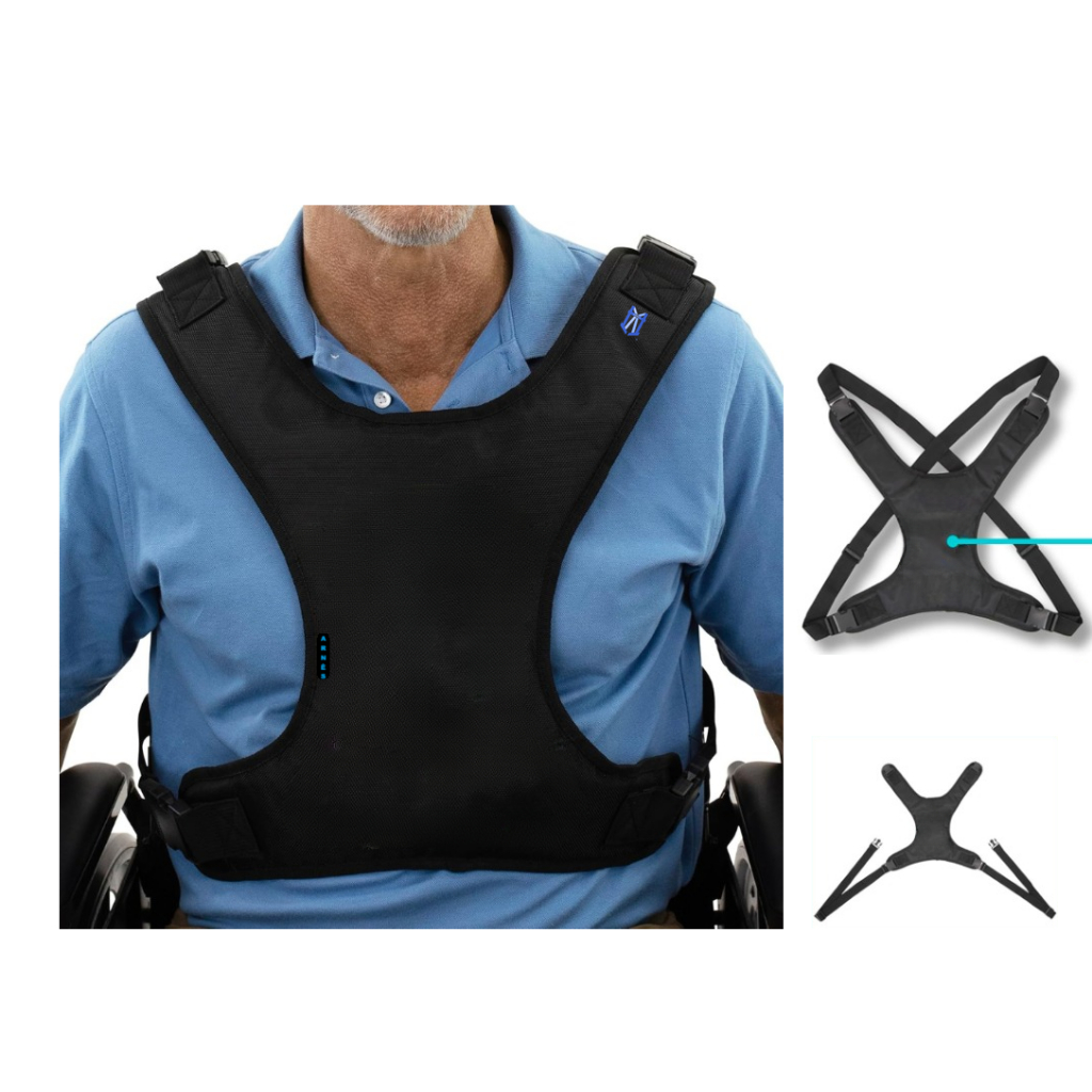 Cinto Segurança Cadeira Rodas Cadeirante Torácico Peitoral PDC Arnês