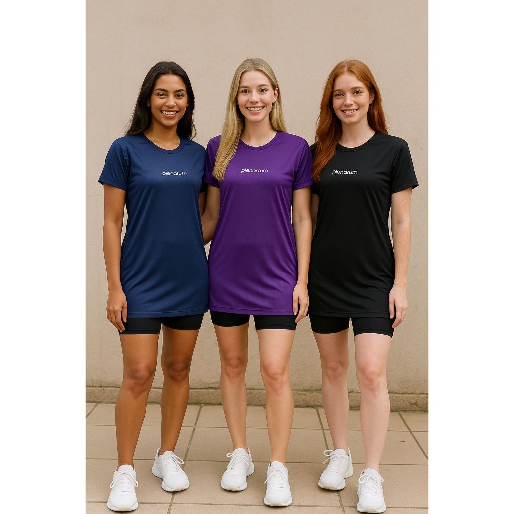 Vestido Blusão Camisão Feminino Academia Dry Fit moda fitness evangélica academia malhação corrida esportes
