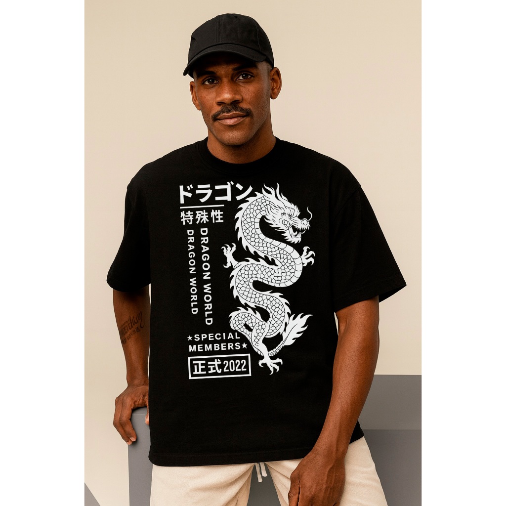 Camiseta Americana Oversized Gringa Verão Solto Larga Estilo Versátil Moda