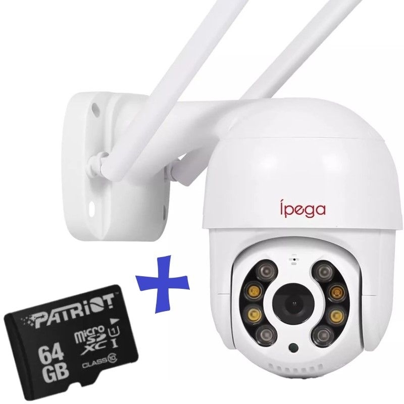 Câmera De Segurança Wi-fi Externa À Prova D'água Full HD Monitoramento + Cartão 32 Gb em Oferta na Shopee