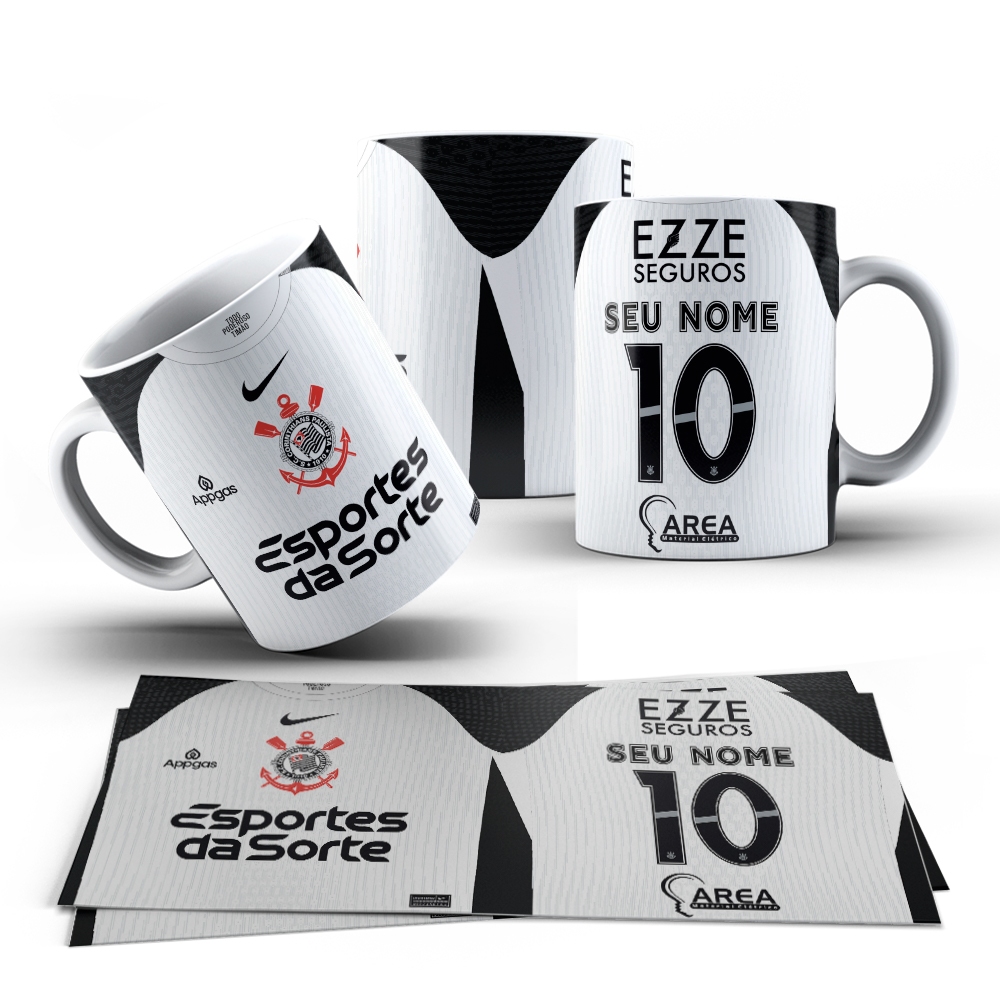 Caneca Personalizada Timão. em Oferta na Shopee