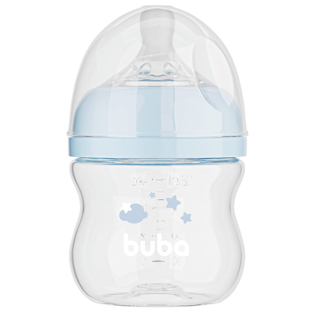 MAMADEIRA ANTICÓLICA EASY FLOW NUVEM AZUL 120ML BUBA