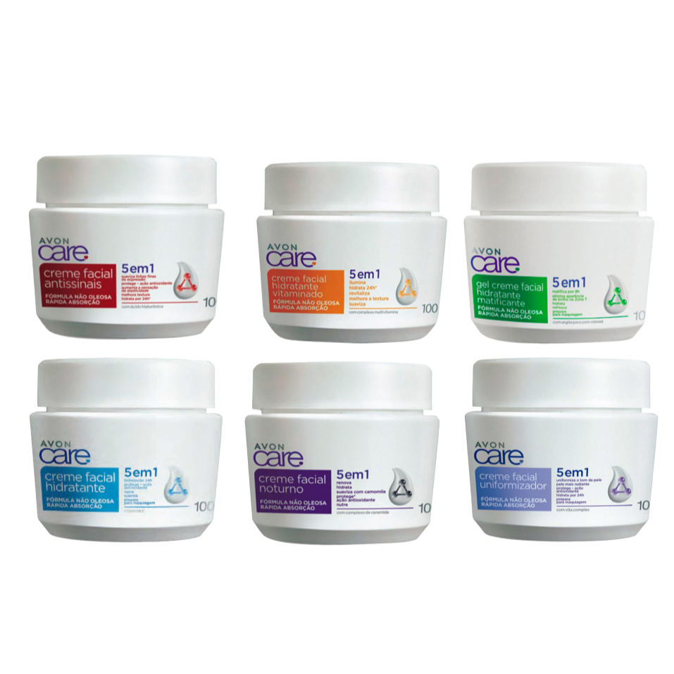 Creme Facial Antissinais Avon Care 5 em 1 - 100g em Oferta na Shopee