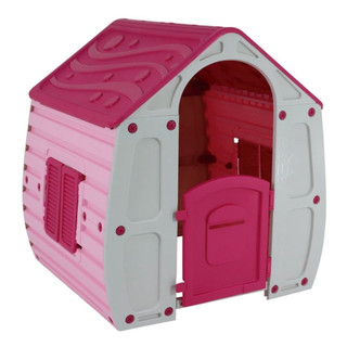 Casinha Infantil De Brinquedo P/ Crianças Portátil Magical Rosa P/ Playground Polipropileno Bel Fix