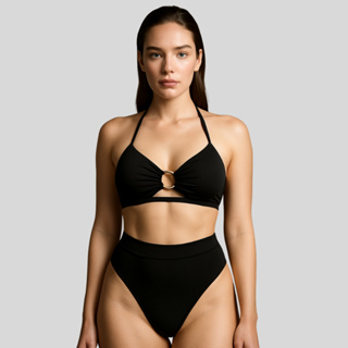 Biquini Feminino Animal Print Biquíni Hot Pants Suplex De Amarrar Biquine Cintura Alta Bikini Praia em Oferta na Shopee