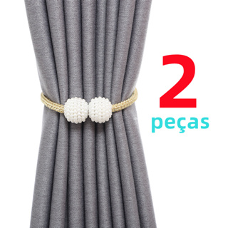 2 Pcs Prendedor De Cortina Magnética Organizador Enfeite A Pronta Entrega em Oferta na Shopee