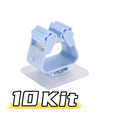 2/6/10 Pcs Suporte para Vassouras e Rodo Suporte de Parede Fortalecer Gancho de Cozinha Banheiro Rack