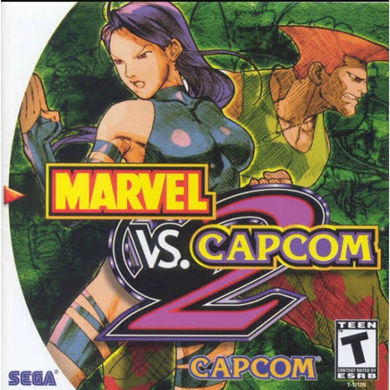 Jogo Marvel vs Capcom 2 Dreamcast