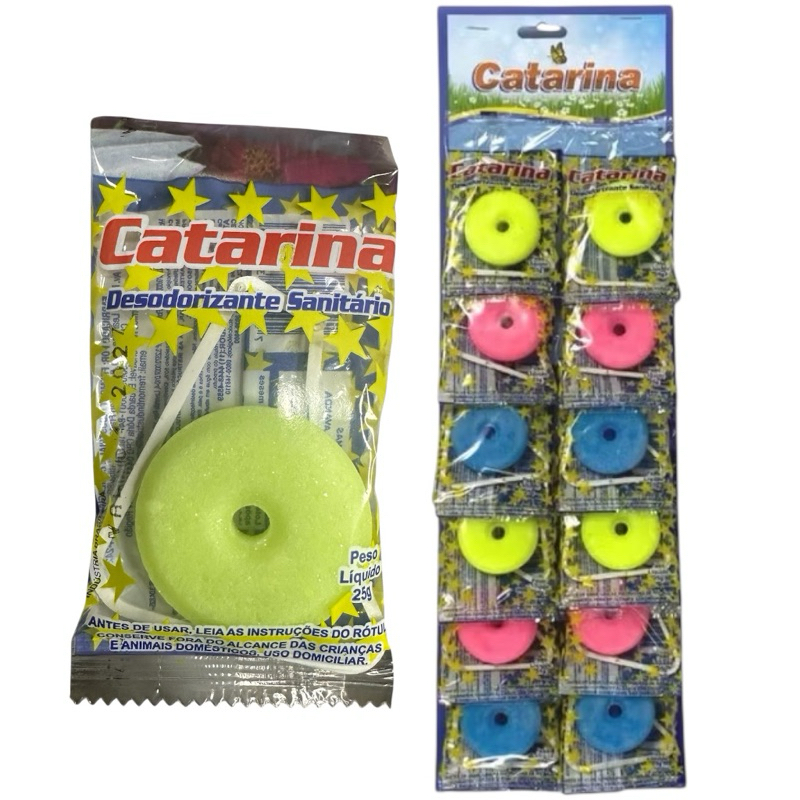 Kit 12 Pedra Sanitária 25g Banheiro Cheiroso