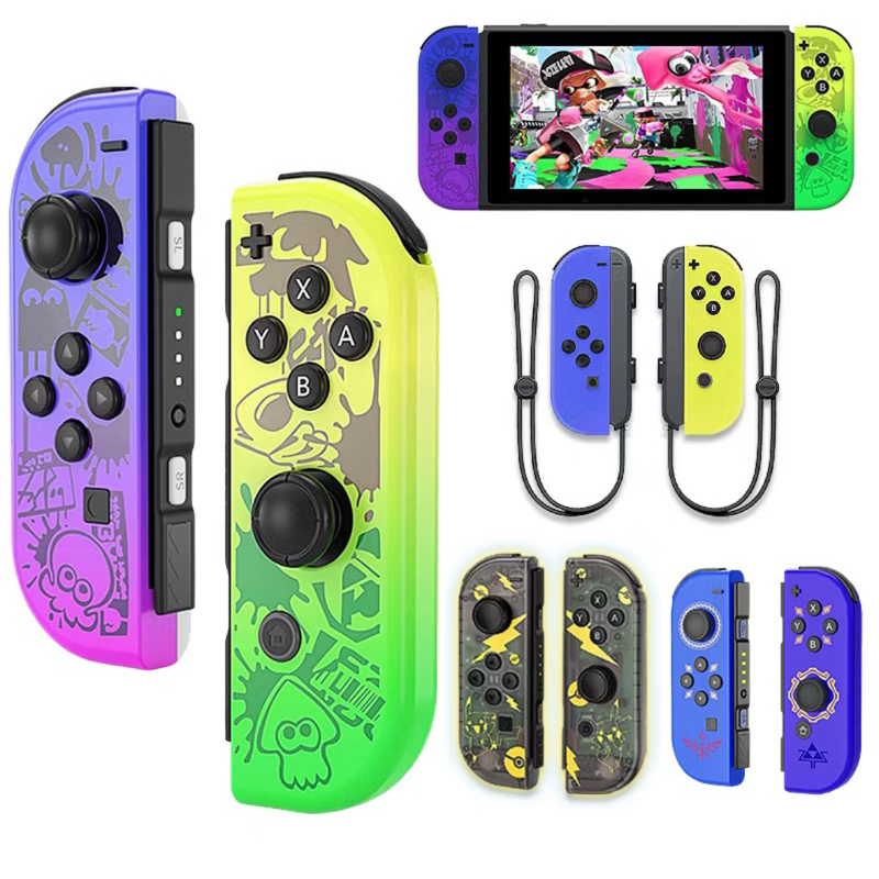 Gamepad Para Nintendo Switch Controle Joystick Joycon ZELDA/DOURADO VERDE PIKACHU/PRETO  CINZA/CINZA ESCARLETE/VIOLETA em Oferta na Shopee