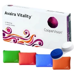 Lente de Contato Avaira Coopervision Mensal com Estojo e Necessarie