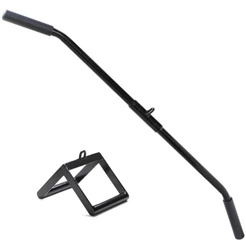 Puxador Barra Costas Pulley Com Giro + Puxador Triangulo Crossover Academia Treino Fitness Funcional