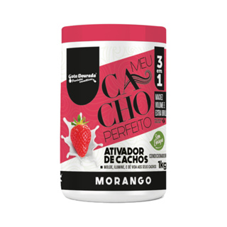 Ativador de Cachos Meu Cacho Perfeito Gota Dourada - Morango em Oferta na Shopee