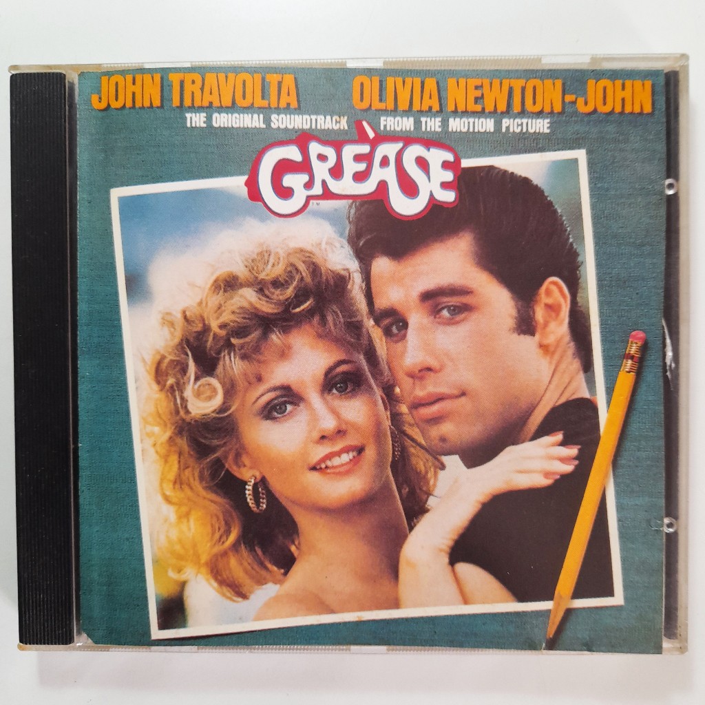 Cd Grease, trilha sonora, Nos Tempos Da Brilhantina. primeira edição nacional, de 1991.