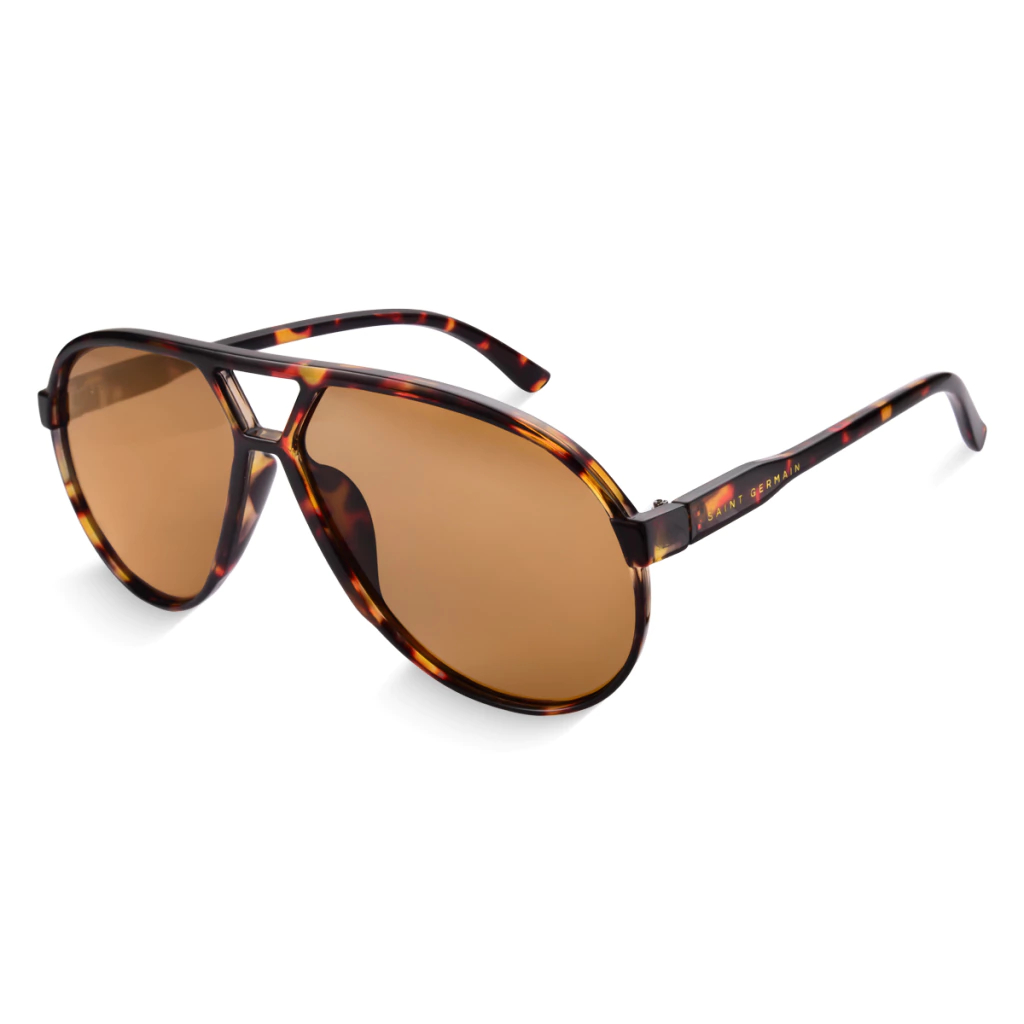 Óculos De Sol Aviador Retrô Saint Germain Uv400 em Oferta na Shopee