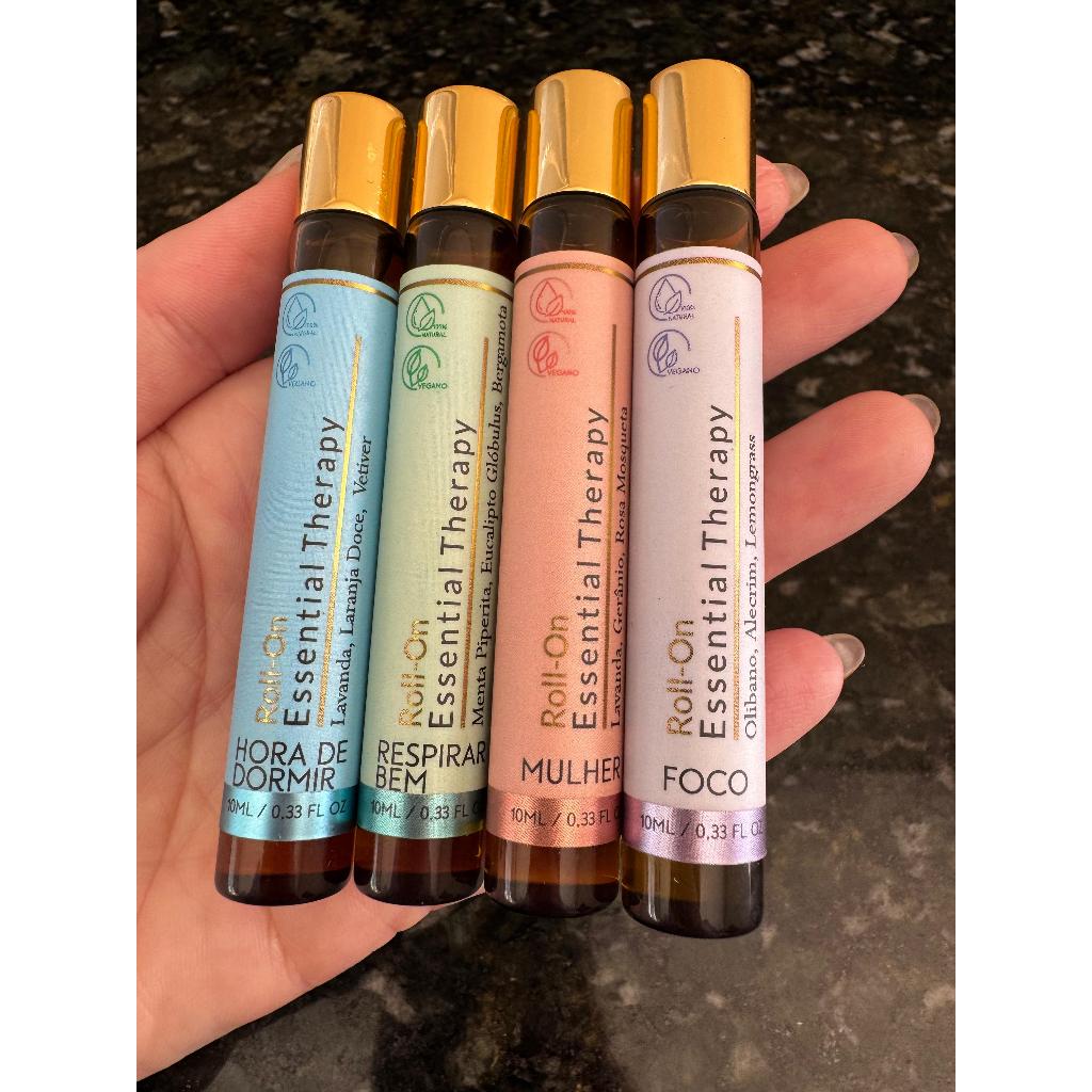 Óleos Essencial em Roll-On Perfumado Para Pele Uso Diário Blend