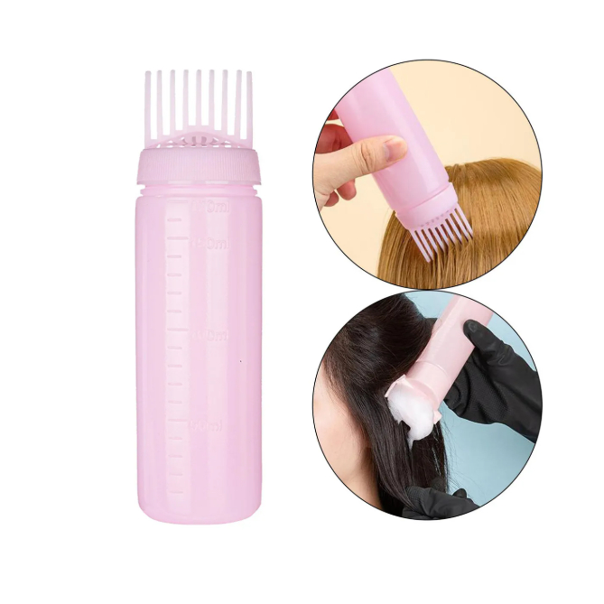 Pente Frasco Aplicador de Óleos Tintura e Shampoo Raiz Cabelo

ℹ️Não precisa apagar o @