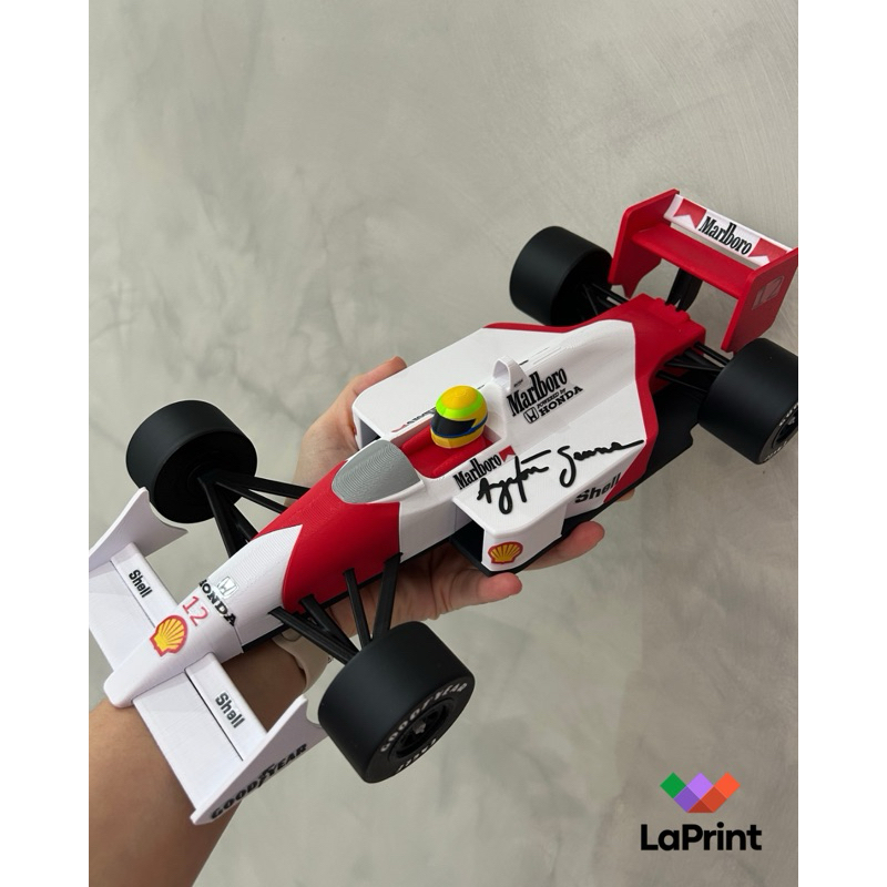 Miniatura Fórmula 1 MP4/4 Ayrton Senna 1:14 e 1:24 e Lótus 1:15 f1 mclaren