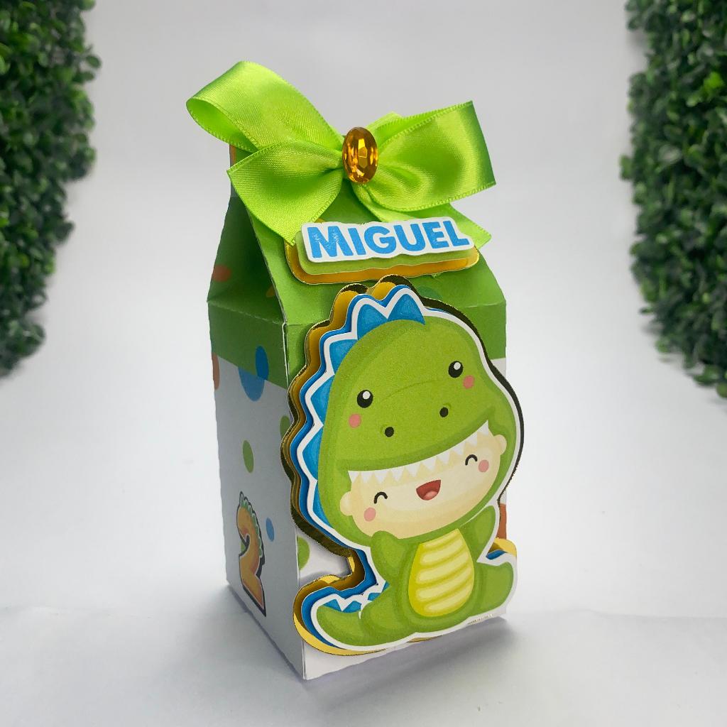 PEGUE E MONTE - Kit Festa Personalizados DINO BABY Lembrancinhas Caixinhas para festa - FAZEMOS TODOS OS TEMAS
