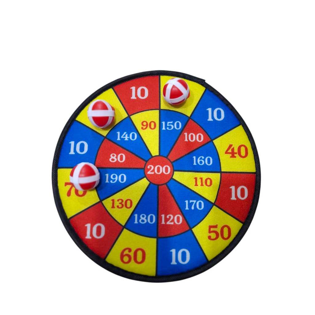 Jogo De Dardos Com 3 Bolas De Velcro + Alvo 36cm ou 28cm — imagem 2 de 2