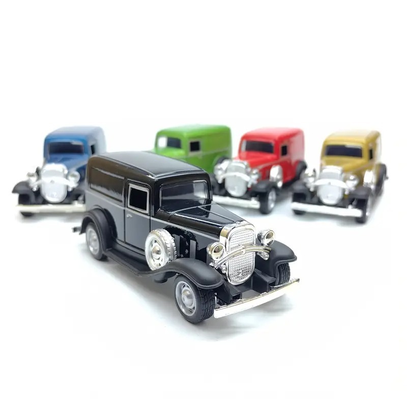 Miniatura carrinho de ferro Ford antigo coleção presente Model A Delivery Panel 1931 em Oferta na Shopee