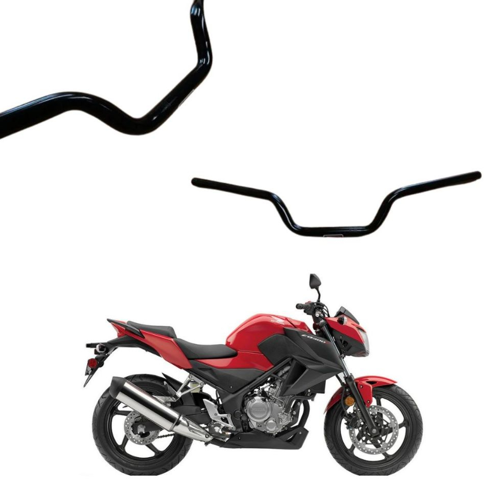 Guidão Cb 300 Preto Todos os Anos Modelo Original Ferro