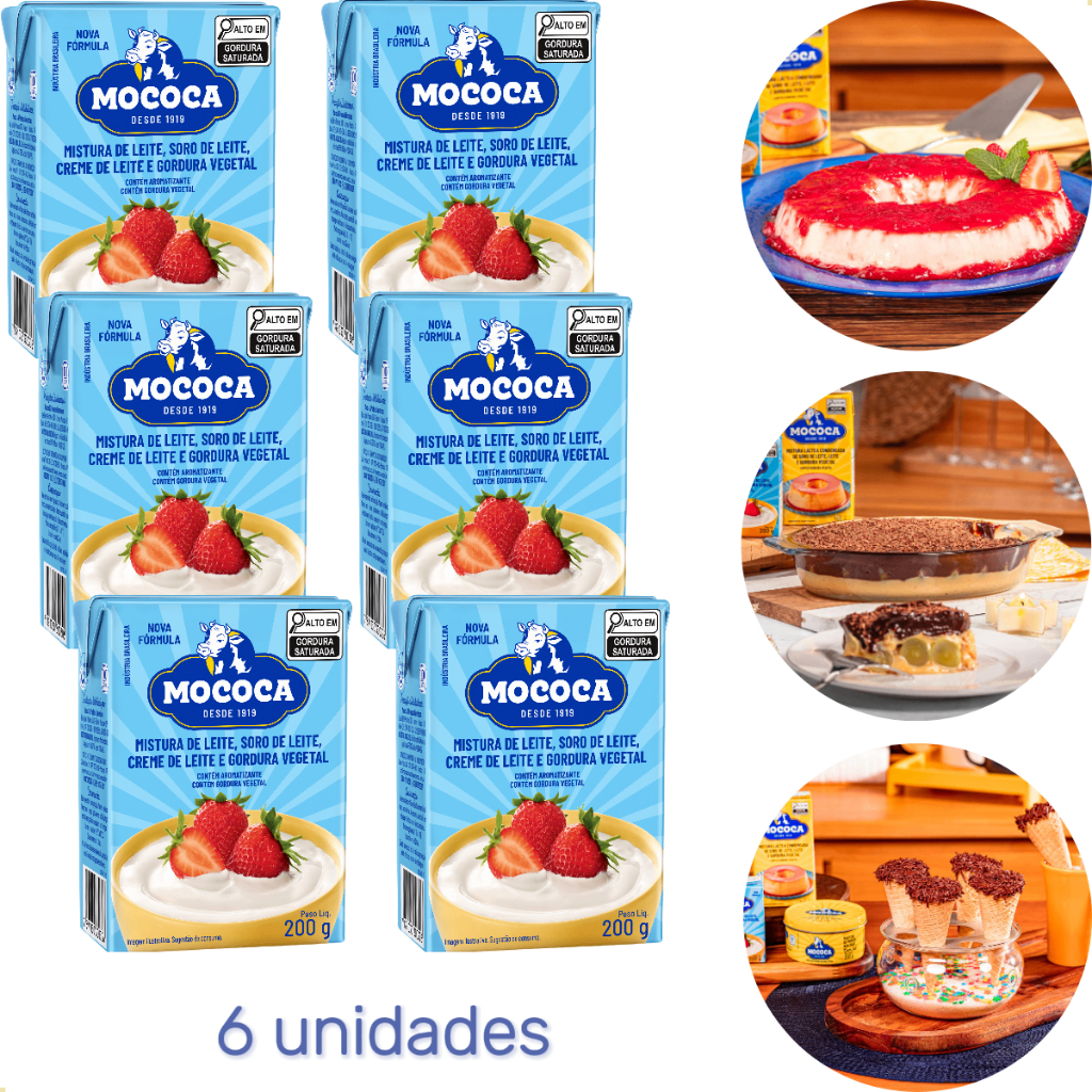 Kit Mistura de Creme de Leite para Receitas Doces e Salgadas – Cremoso, Pronto para Usar