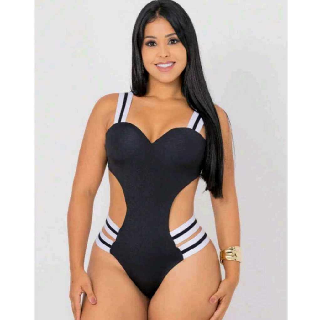 Biquini Maiô com Bojo Moda Feminina piscina Design Moderno