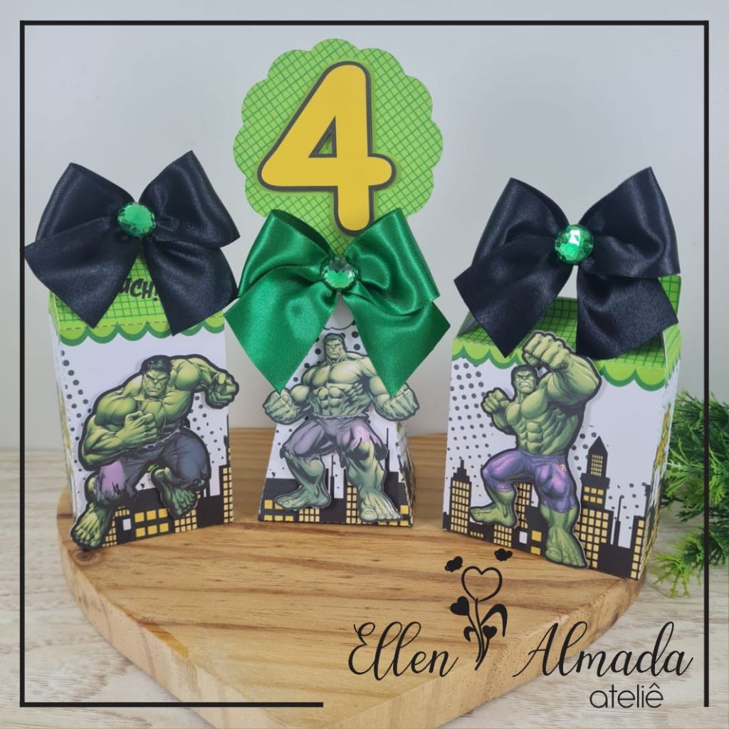 Caixas Personalizadas Hulk,Lembrancinhas Hulk,Lembrancinhas Personalizadas Hulk- Personalizados Hulk
