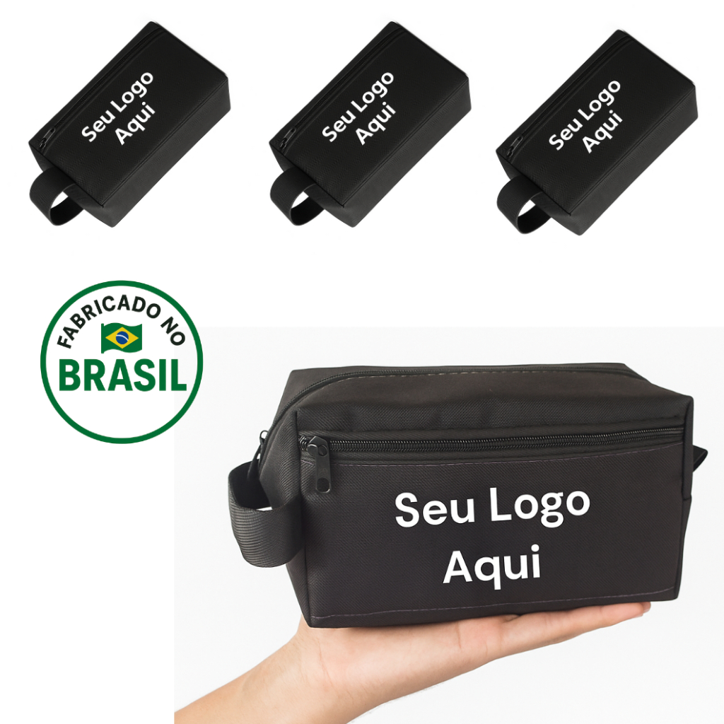 Kit Necessaire Organizador Unidades Maquiagem Viagem Corporativos Personalizada Brindes