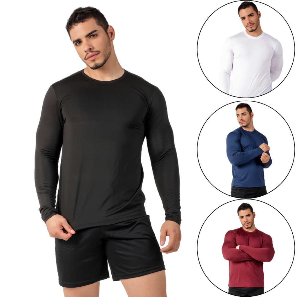 Camisa Proteção Solar Uv+50 Segunda Pele Térmica