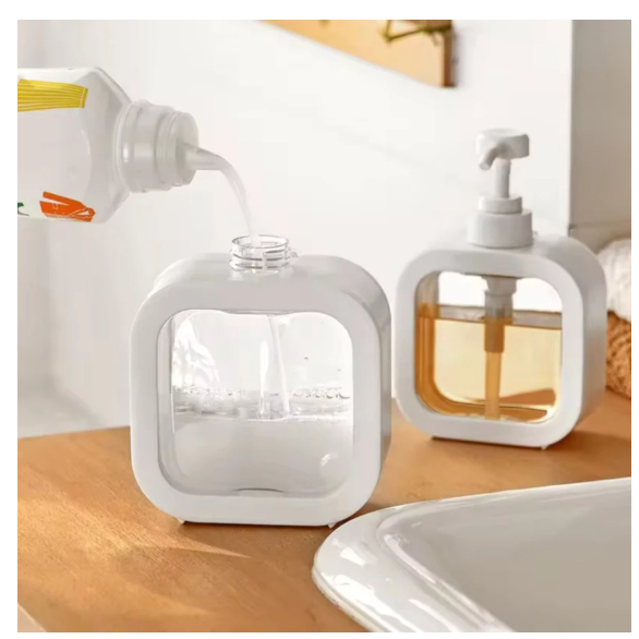 Porta Sabonete Liquido 300 ml Banheiro Lavatorio