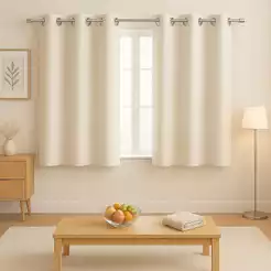 Cortina Blackout em Tecido Grosso Corta Luz Blecaute Para Sala Quarto Cozinha e Decoraçoes