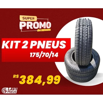 Pneu ARO 14 175/70/14 KIT COM DOIS PNEUS QUEIMA DE ESTOQUE, VENHA CONFERIR !!!