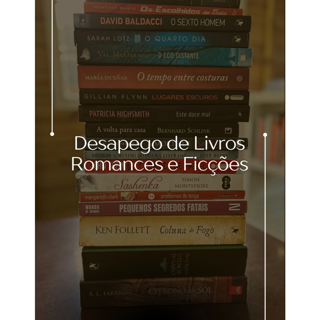 Desapego de Livros  Usados - Romance e Ficção