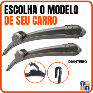 Palheta para Parabrisa Dianteira Kit Limpador de Para-brisa Par KA Fit Toro Palio Uno Gol HB20 em Oferta na Shopee