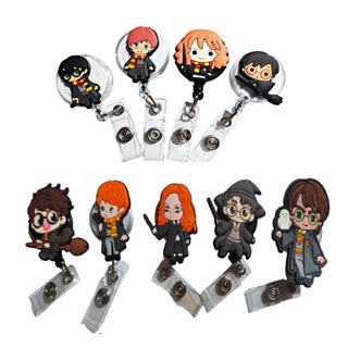 Porta Crachá Retrátil Personalizado Harry Potter Hermione em Oferta na Shopee